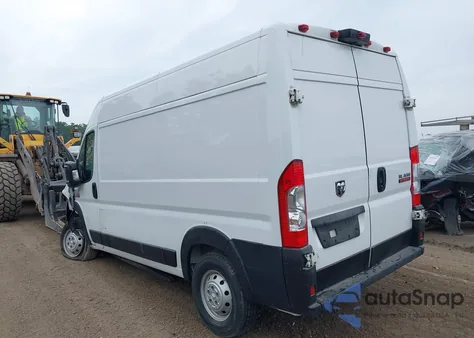 2021 Ram Promaster 1500 High Roof 136 Wb from USA, damaged, VIN 3C6LRVBG4ME553586